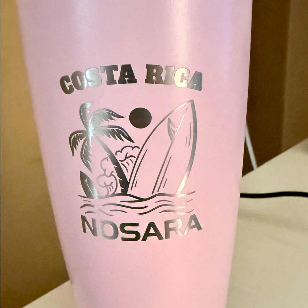 Pink Costa Rica Nosara Tumbler